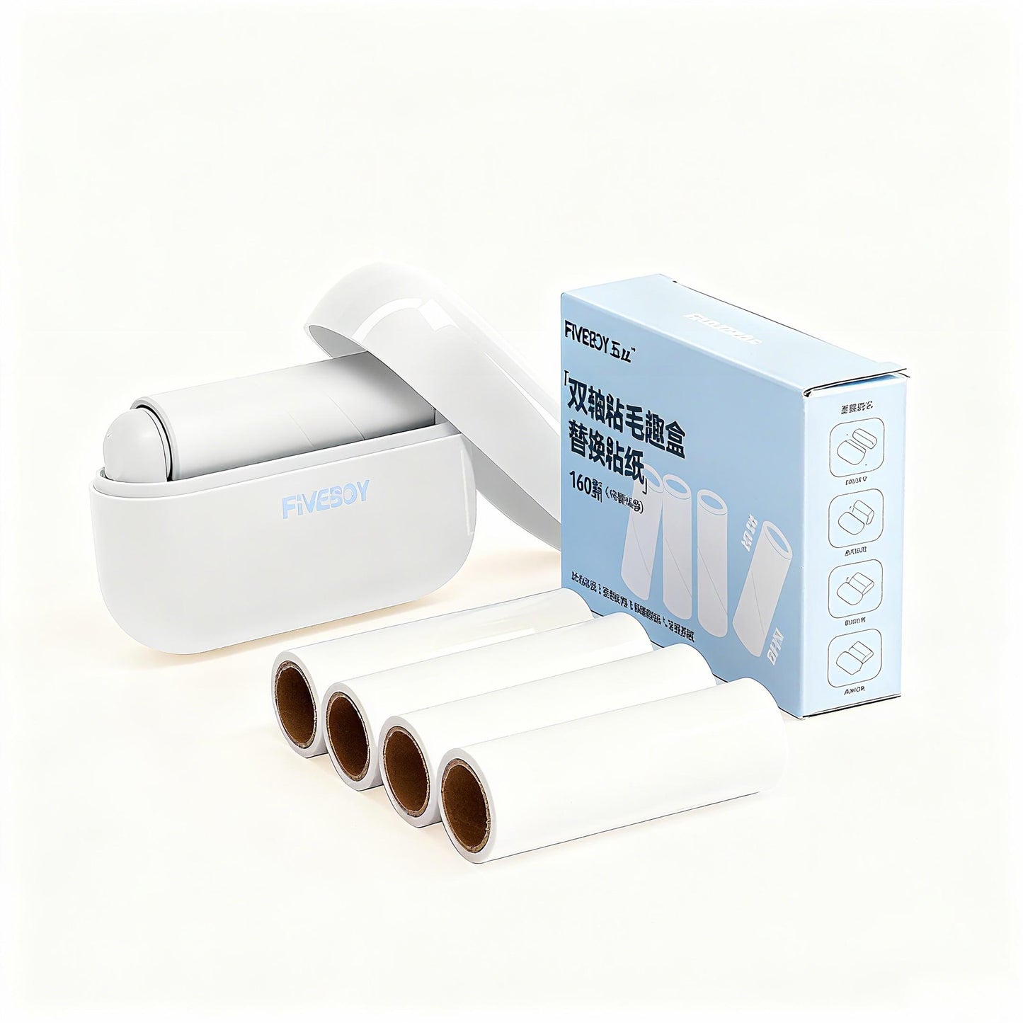 Portable Pet Hair Remover - Reusable Pocket-Sized Lint Roller