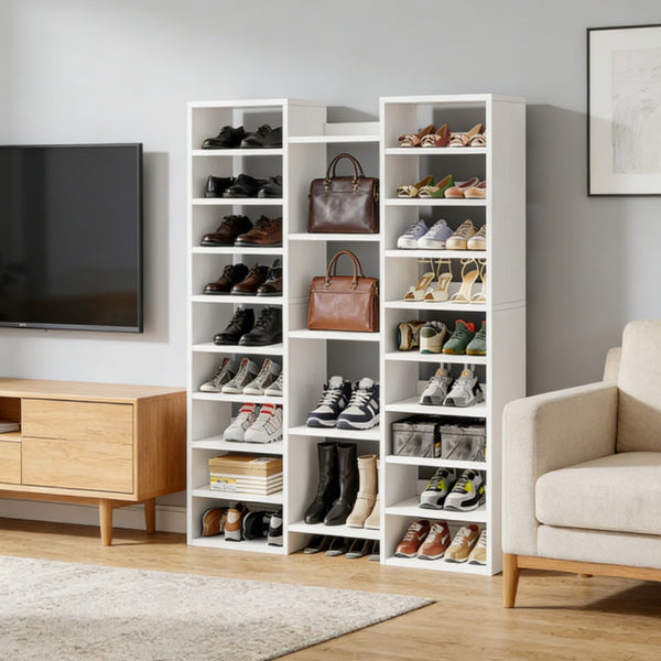Spacious Shoe Cabinet with 23 Shelves - Modern Design