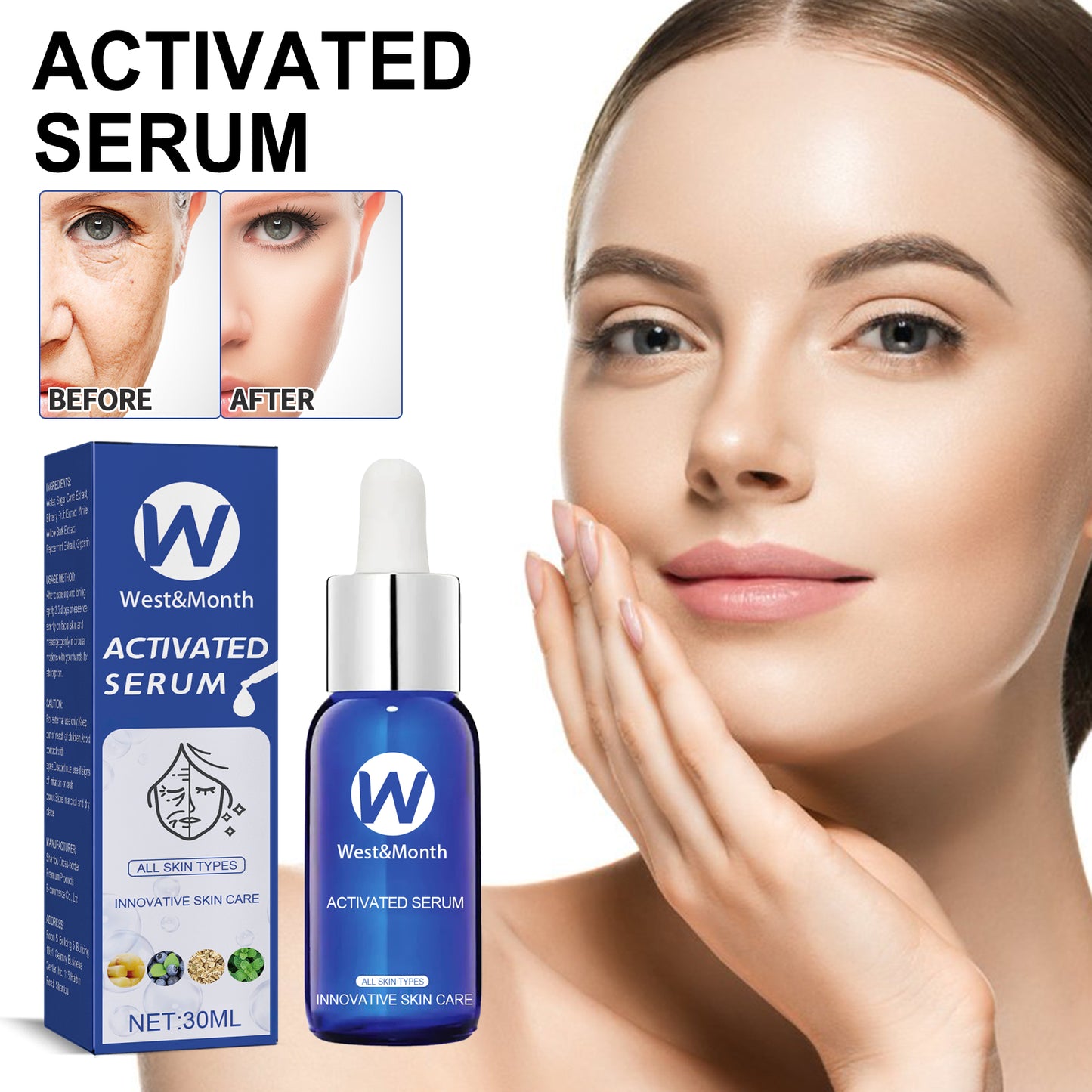 Hydrating Facial Treatment Essence - Anti-Aging & Skin Firming Serum