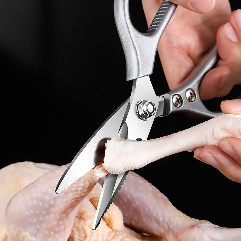 Stainless Steel Kitchen Scissors for Cutting Meat & Seafood