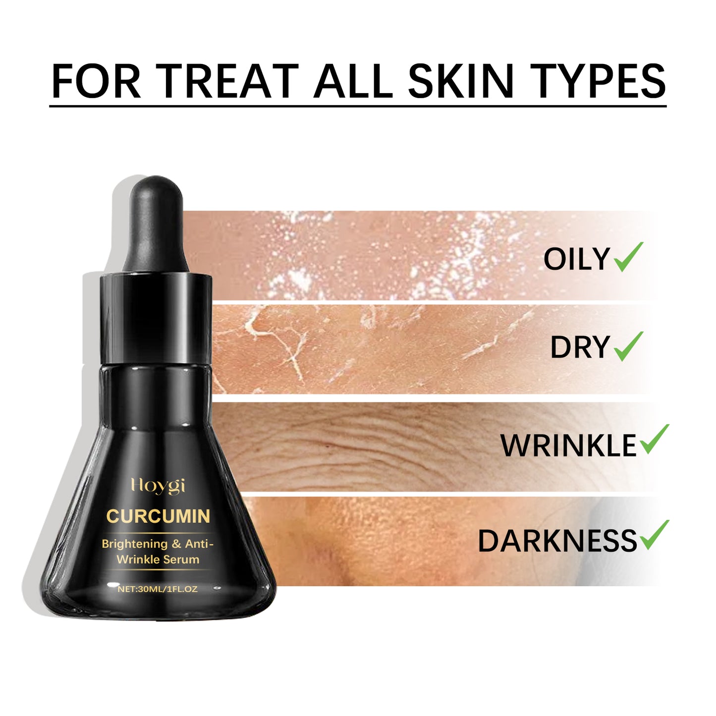Brightening & Anti-Wrinkle Face Serum - 30ml Hydrating Anti-Aging Essence