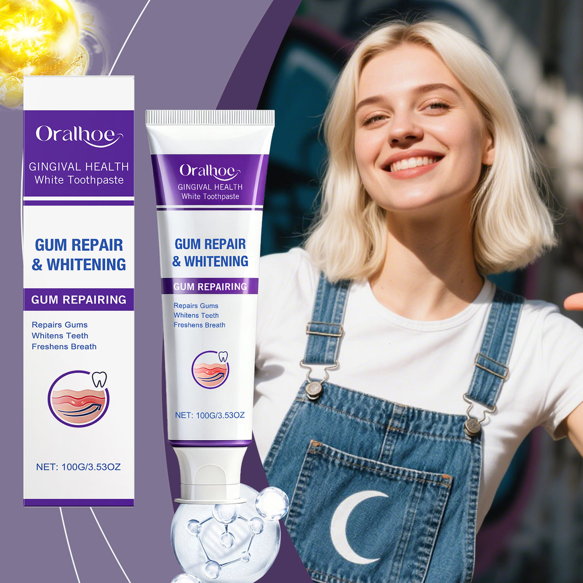 Gingival Repair Toothpaste 100g - Camellia & Chamomile