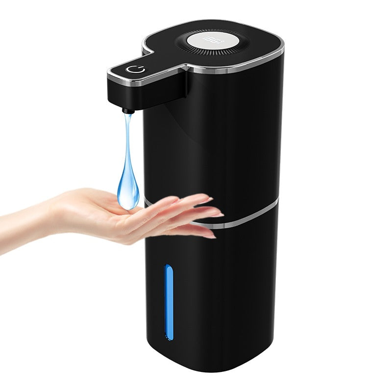 Induction Sink Soap Dispenser with Adjustable Battery-Powered Foam & Drip Styles
