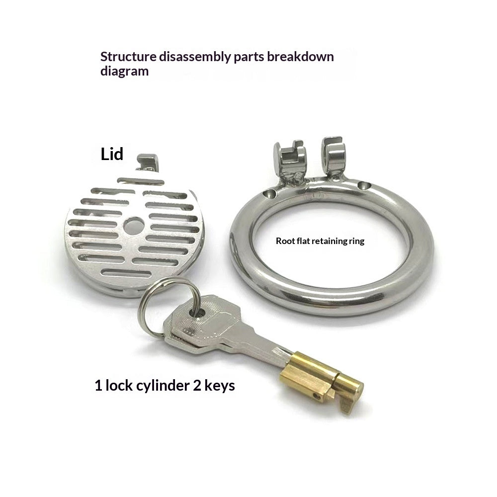Stainless Steel Bondage Lock for Adult Wellness - Multiple Sizes