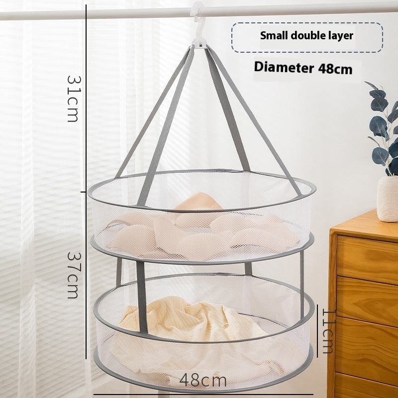 Foldable Large Flat Sweater Storage Basket Anti-Deformation Clothes Organizer