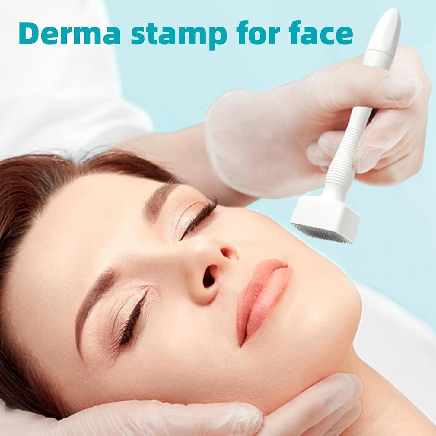 0.25mm Titanium Derma Roller Stamp - Professional Microneedle Skin Care Tool