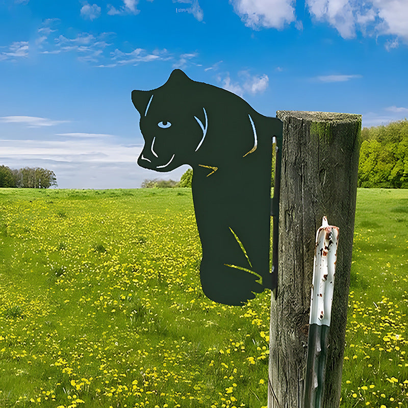 Peeping Animal Garden Ornaments Outdoor Lawn Decor Animal Sculptures