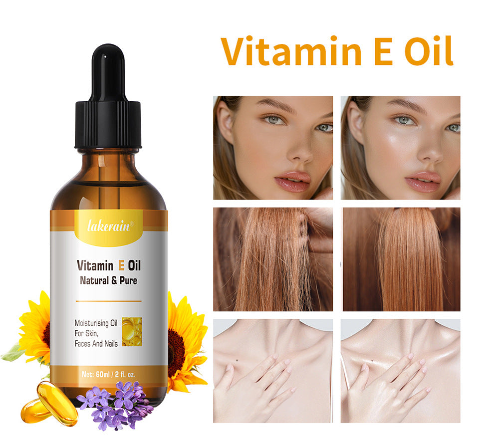 Moisturizing Vitamin E Facial Oil for Skin Elasticity - 60ml