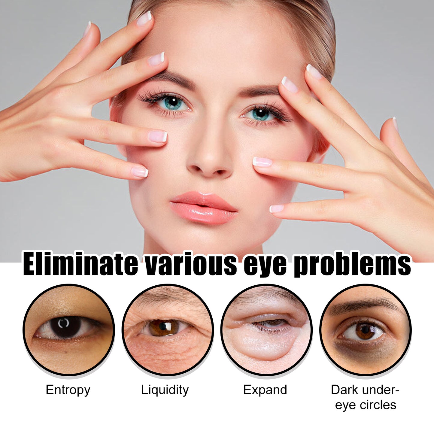 Peptide Eye Cream for Dark Circles and Fine Lines - Hydrating Anti-Aging