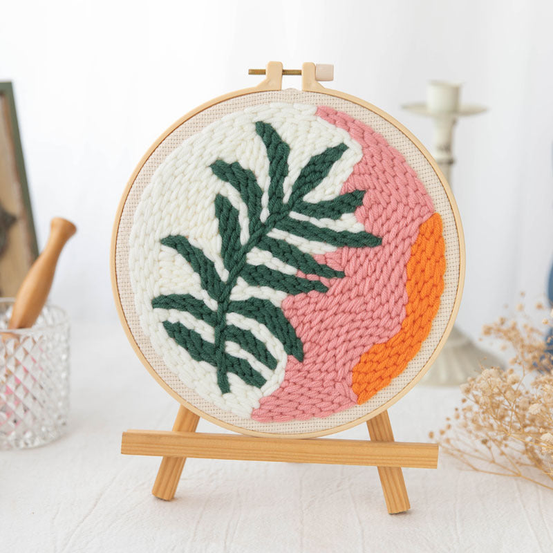 Embroidery Hoop Kit for Cross-Stitch Crafting - Plastic Canvas, 20cm