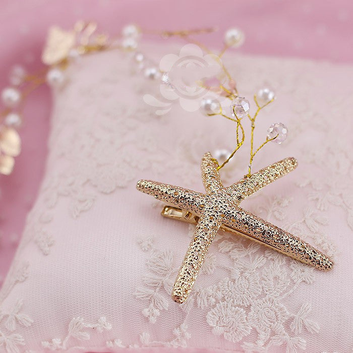 Starfish Crystal Hair Band Headwear