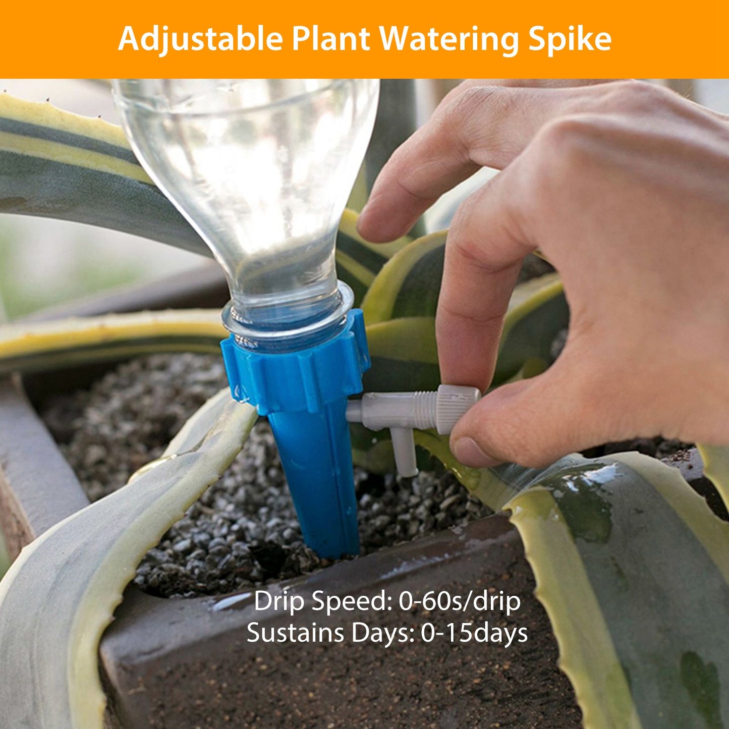 Self Watering Plant Spikes Set - Automatic Drip Irrigation for Indoor & Outdoor Plants