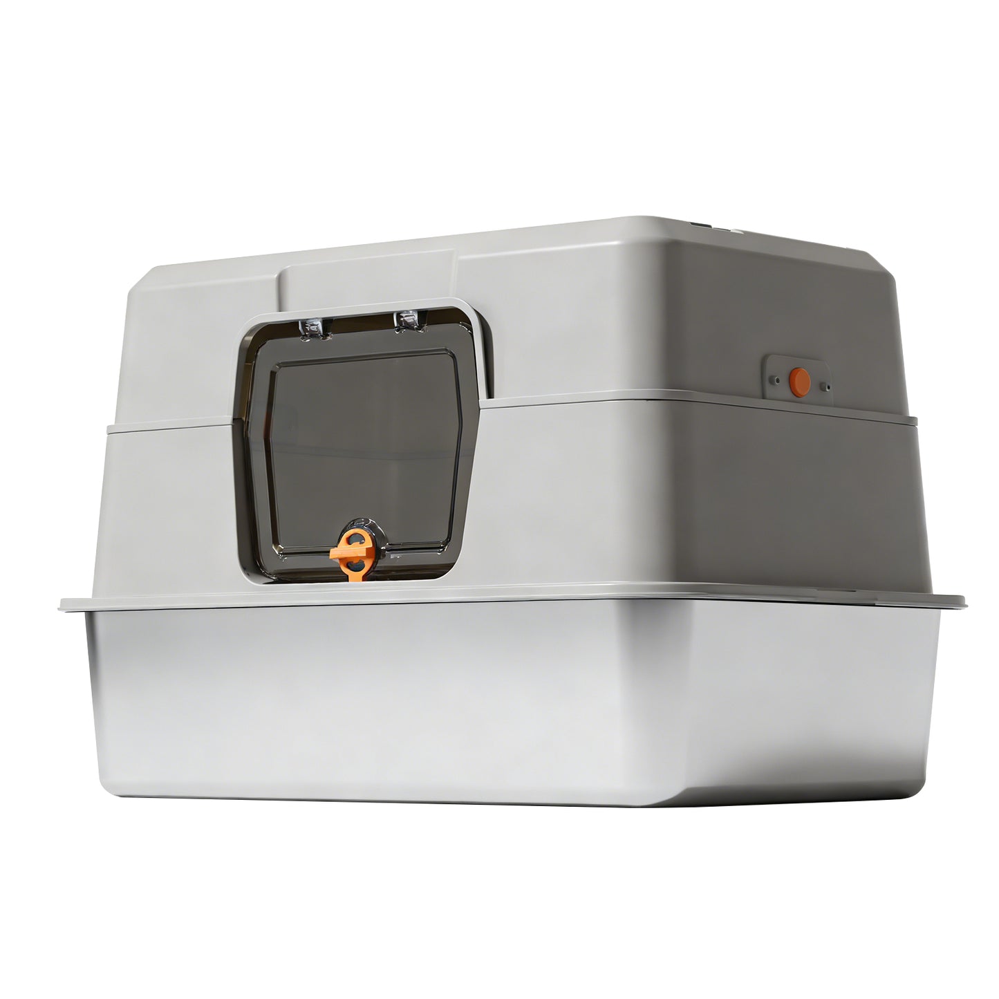 Fully Enclosed Stainless Steel Cat Litter Box with Self Pickup Option