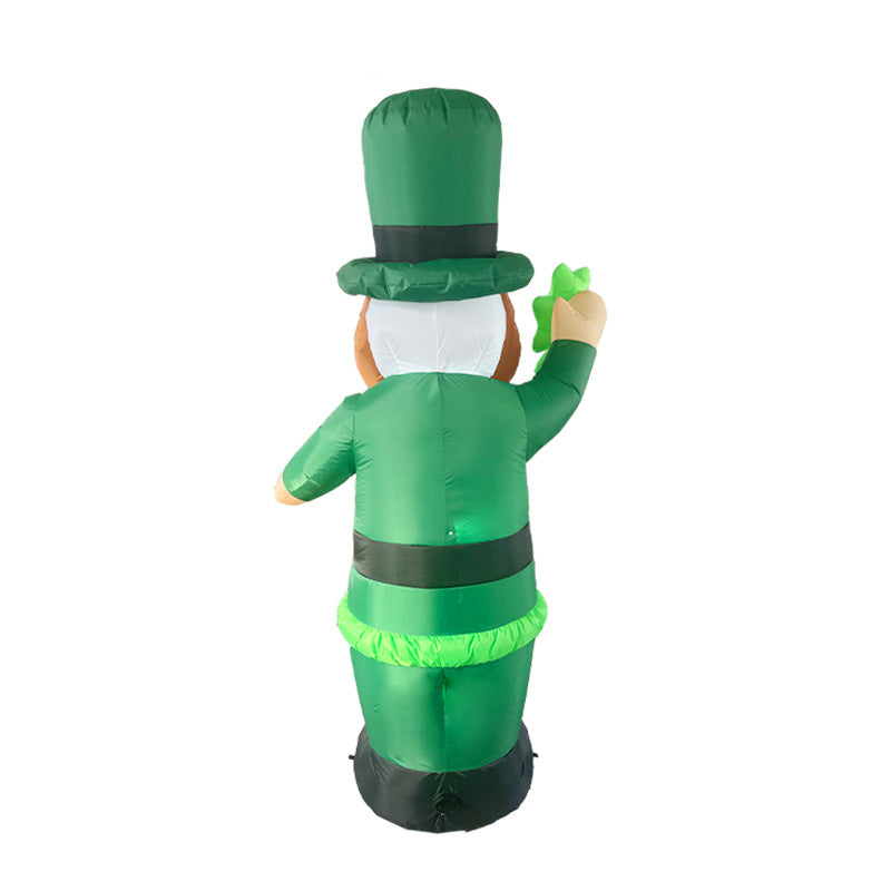 Inflatable Party Decoration with Luminous Elderly Figure for Carnival and Festive Events