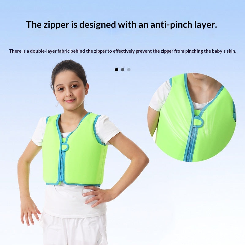 Children's Buoyancy Life Jacket - Fluorescent Green