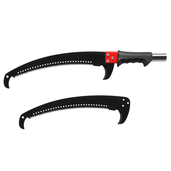 26ft Manual Pole Saw Tree Trimmer Kit with Portable Bag & Spiral Splicing
