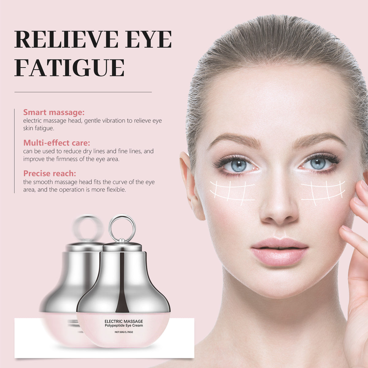 Electric Firming & Lifting Eye Cream - 50g Skin Care for Eye Area