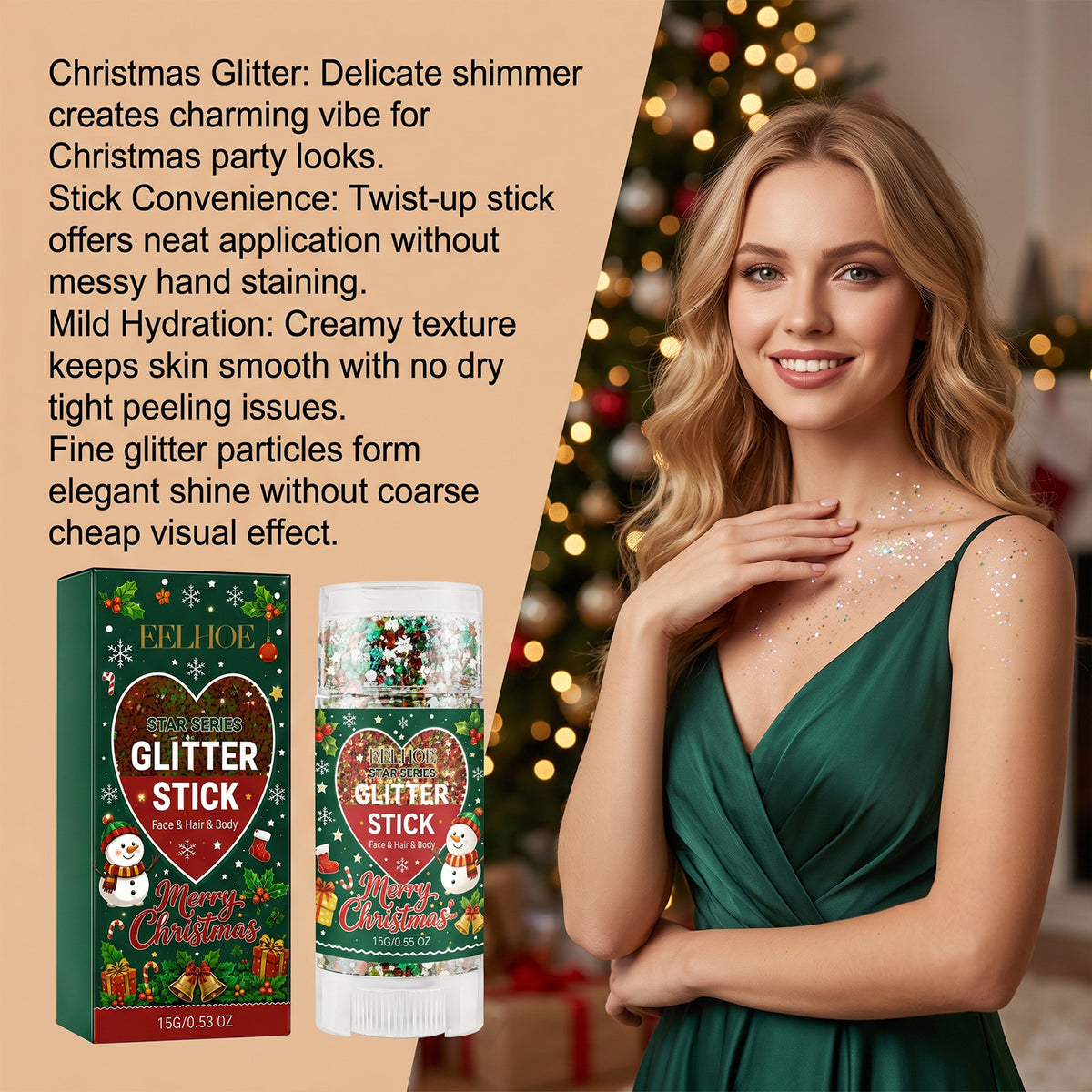 Body Glitter Stick - 15g