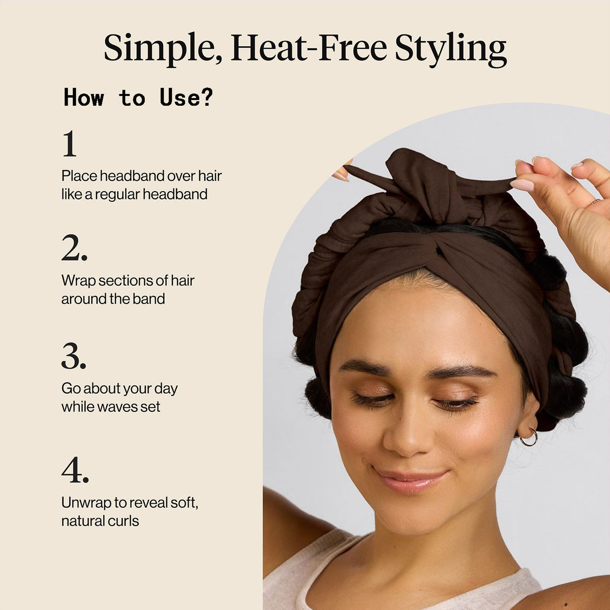 Heat-Free Yoga Headband for Women