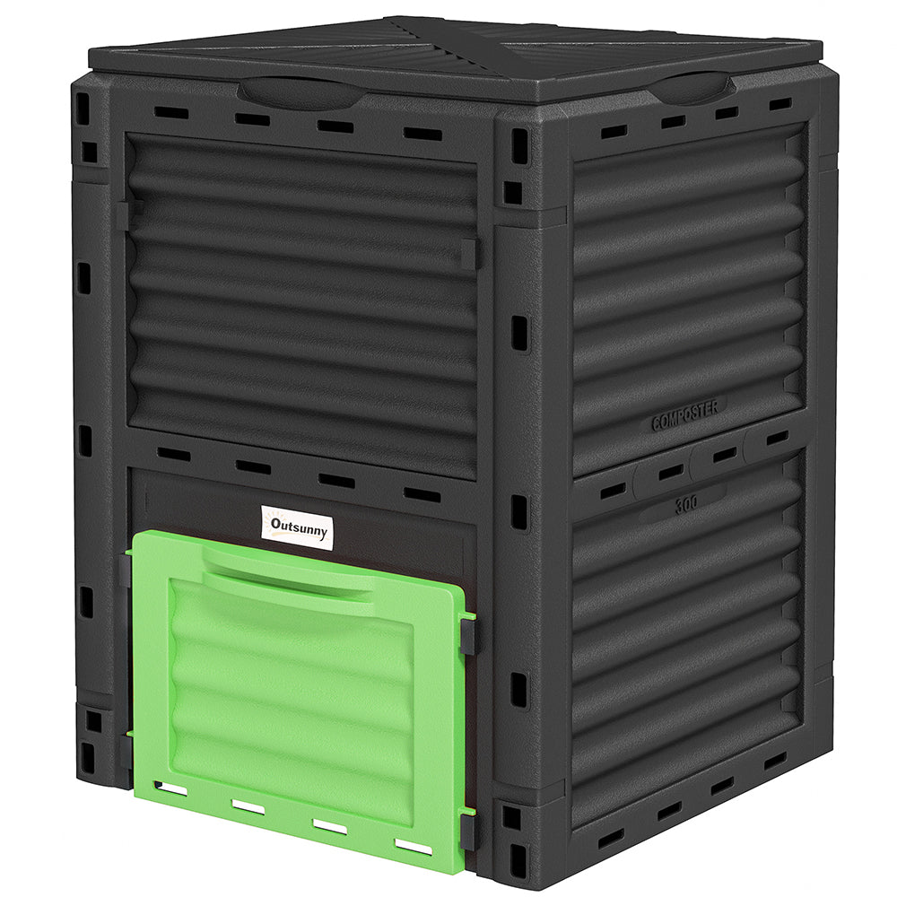 Garden Compost Bin 80 Gallon Outdoor Large Capacity Composter Fast