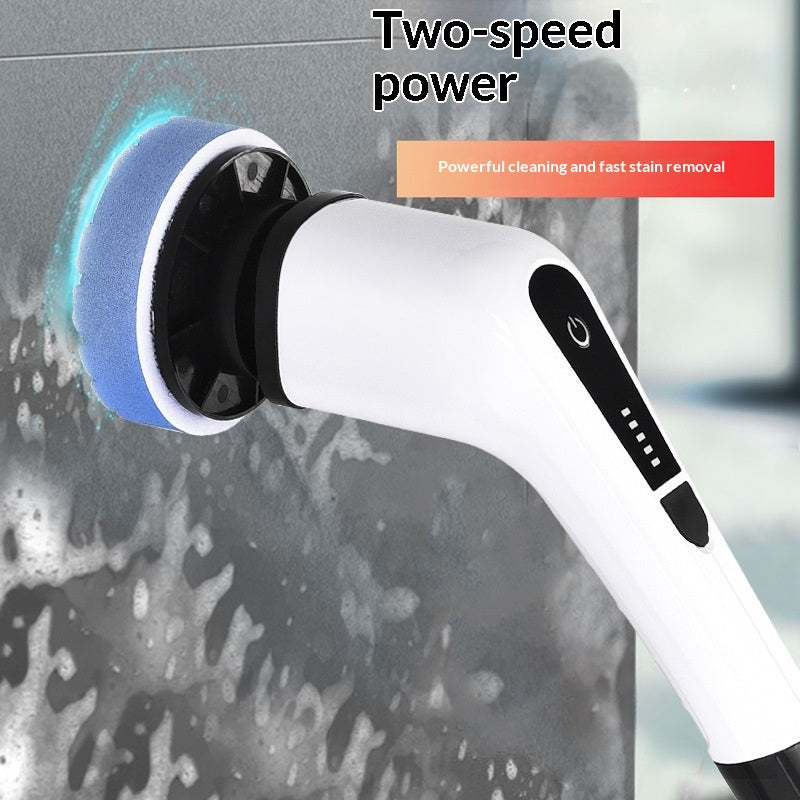 Cordless Electric Cleaning Brush Set for Home Use - Multi-Function Scrubber