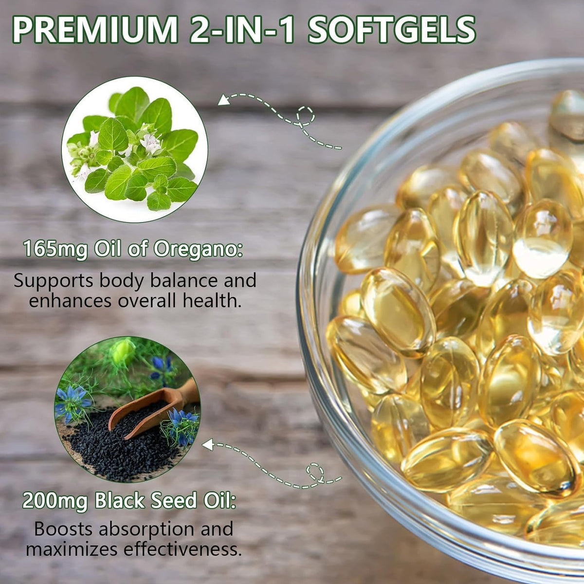Black Seed Oil & Olive Oil Capsules