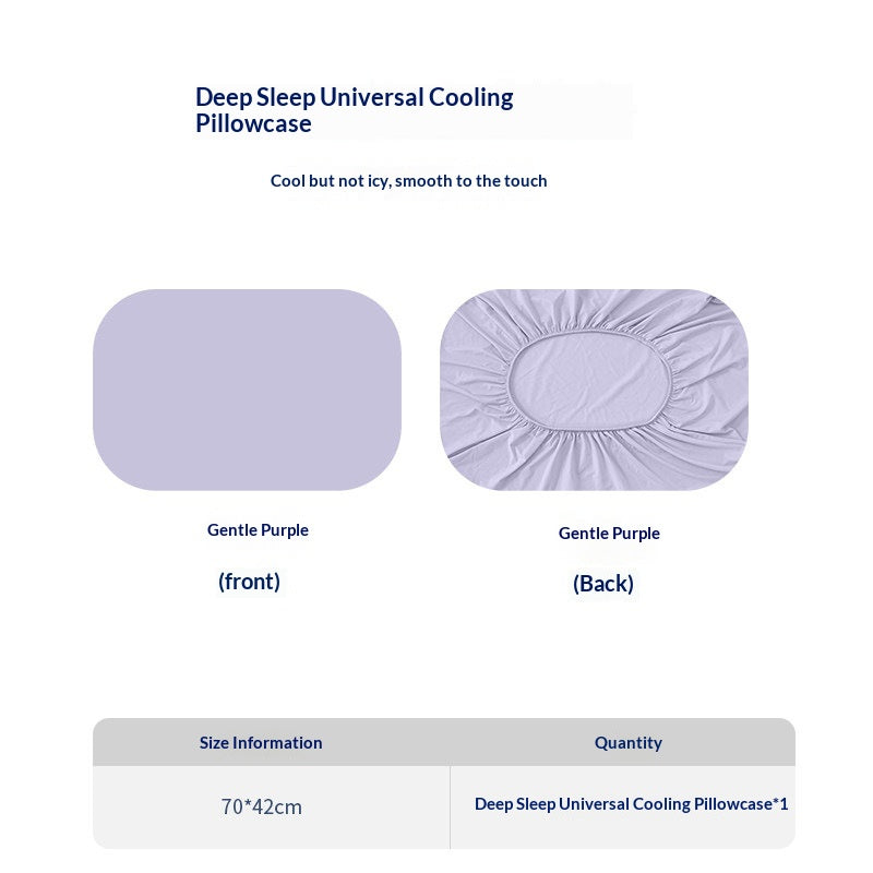 Summer Memory Foam Pillow Covers Ice-Cold Cooling Cushion Protectors