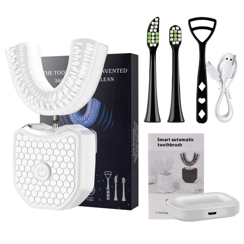 Waterproof Soft Fur Ultrasonic Dental Cleaning Device with 3 Gear Modes