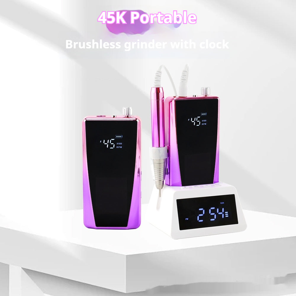 Portable Brushless Nail Polishing Machine with Storage and Multiple Variants