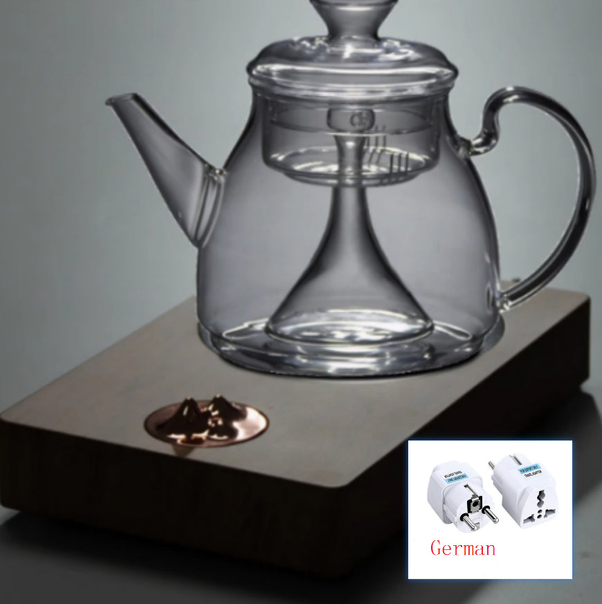 Large Capacity Glass Steam Teapot for Home Brewing - 1.5L