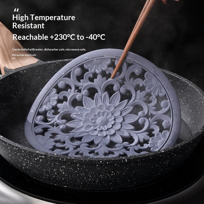 Insulated Silicone Food Bowl Set - High-Temperature Resistant, Multi-Size Kitchen Storage