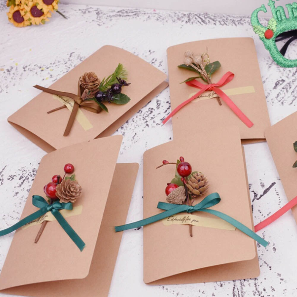 Artificial Pine Branches with Red Berries & Pine Cones - Holiday Decor