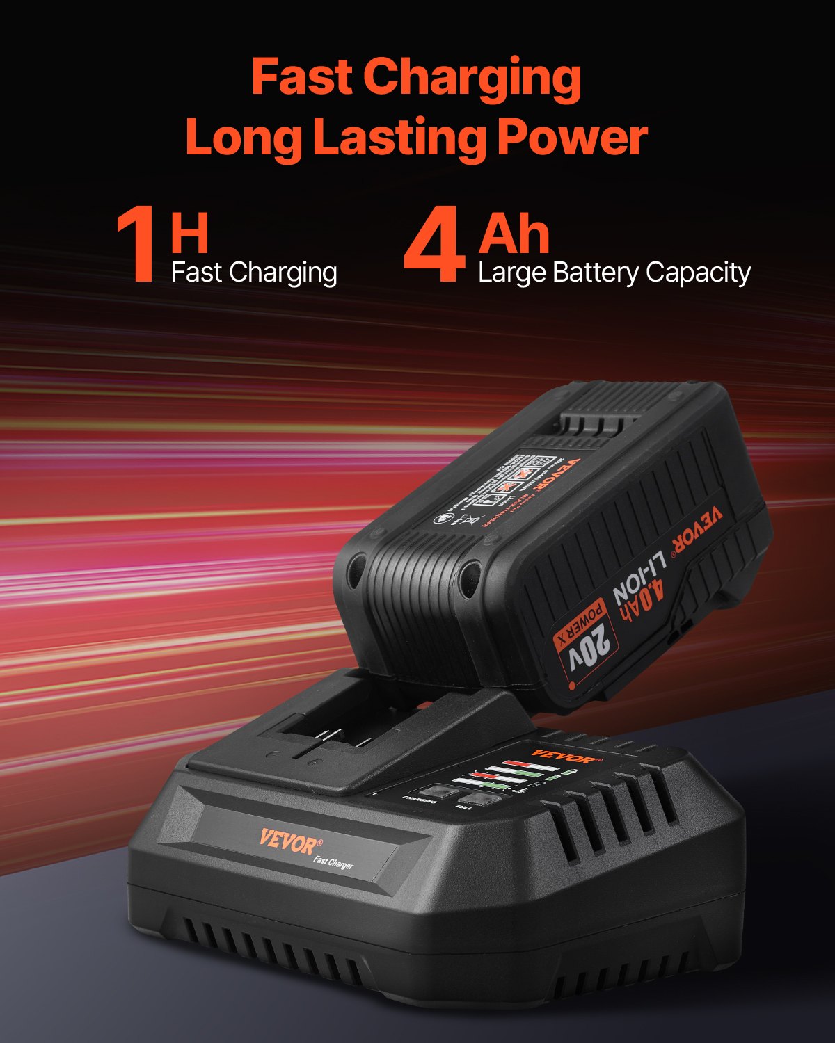 20V Cordless Power Tool Combo Kit with Impact Drill and Impact Driver