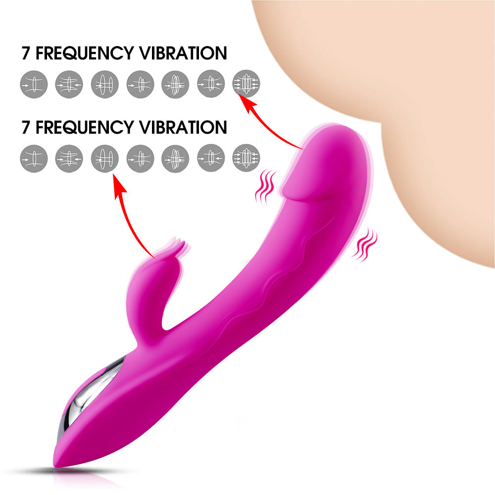 G-Spot Vibration Female Massage Device - Manual Silicone Adult Wellness