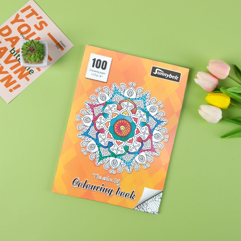 Kids Coloring Book - Secret Garden Watercolor Sketchpad for Early Learning