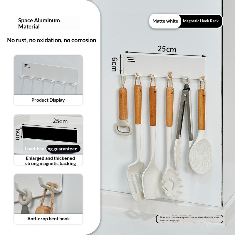 Magnetic Kitchen Knife Holder & Storage Rack - Aluminum Organizer with Variants