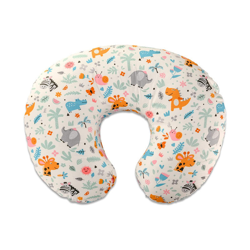 U-Shaped Nursing & Breastfeeding Pillow Cover with Detachable Print