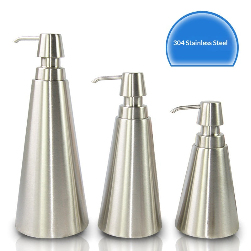 Stainless Steel Hotel Lotion Dispenser for Soap - Modern Minimalist Bathroom Storage