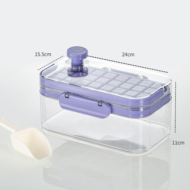 Silicone Ice Cube Mold with Single & Double Layer Options - Square Design