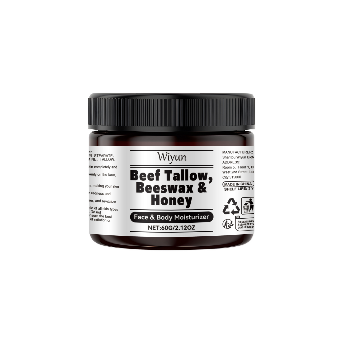 Tallow Honey Moisturizer for Face and Body - Deep Hydration & Repair