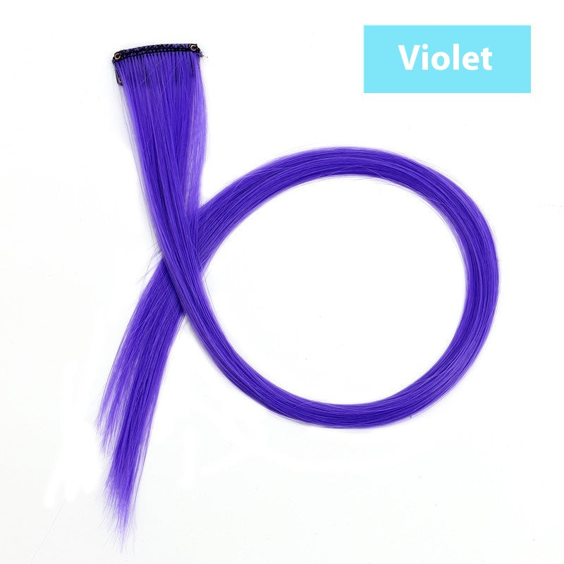 Colorful Hair Weave Extension Set - Multiple Shades, Non-Mainstream Style