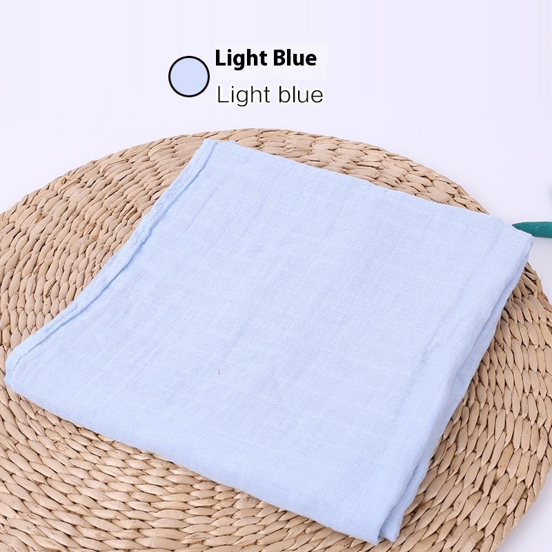 Infant Double-Layer Gauze Blanket - Soft Breathable Baby Bedding 120x120cm