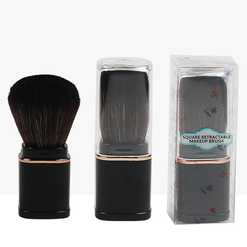 Portable Retractable Makeup Brush - Single Head Powder Blusher Brush