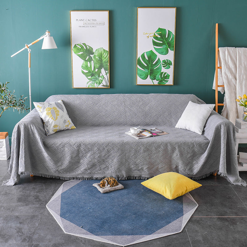 Cotton Sofa Cover Slipcover for Couch Bed Chair Modern Home Textile
