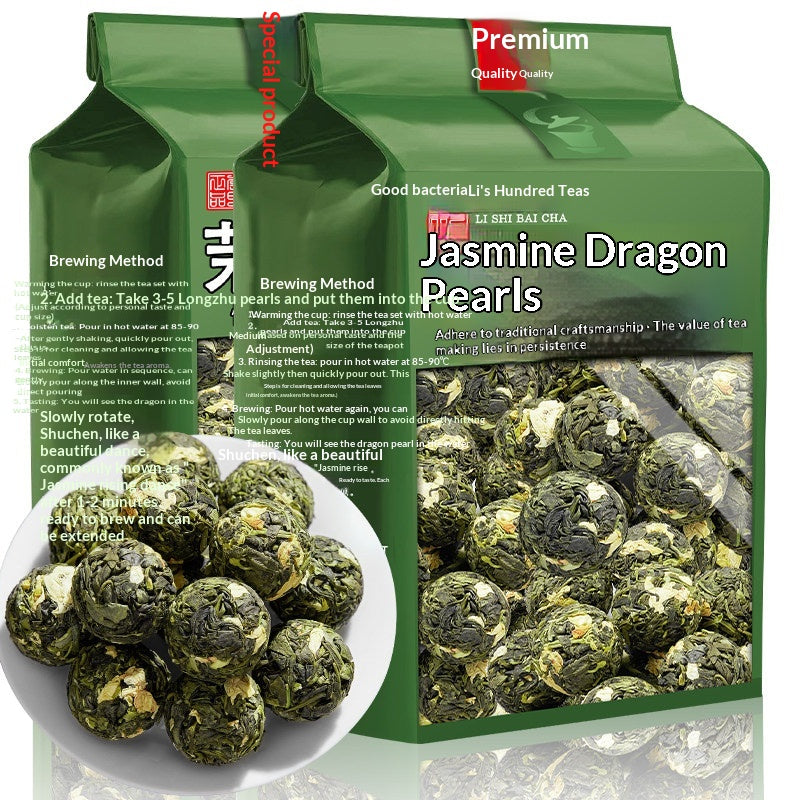 Extra-Strong Jasmine Tea Leaves - Green Tea, 100g or 200g Packaging