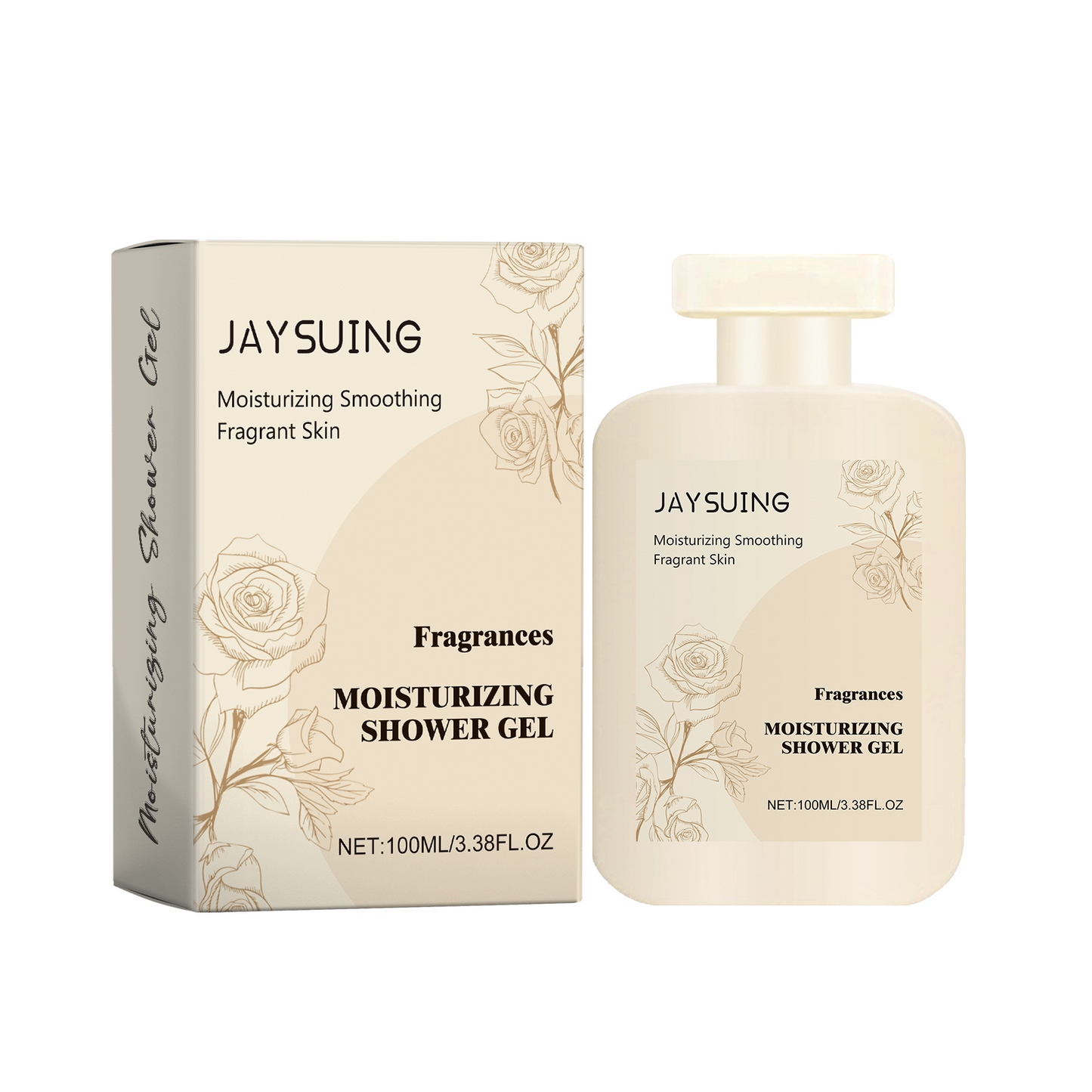 Perfumed Moisturizing Body Wash with Collagen & Rose Extract - 100ml
