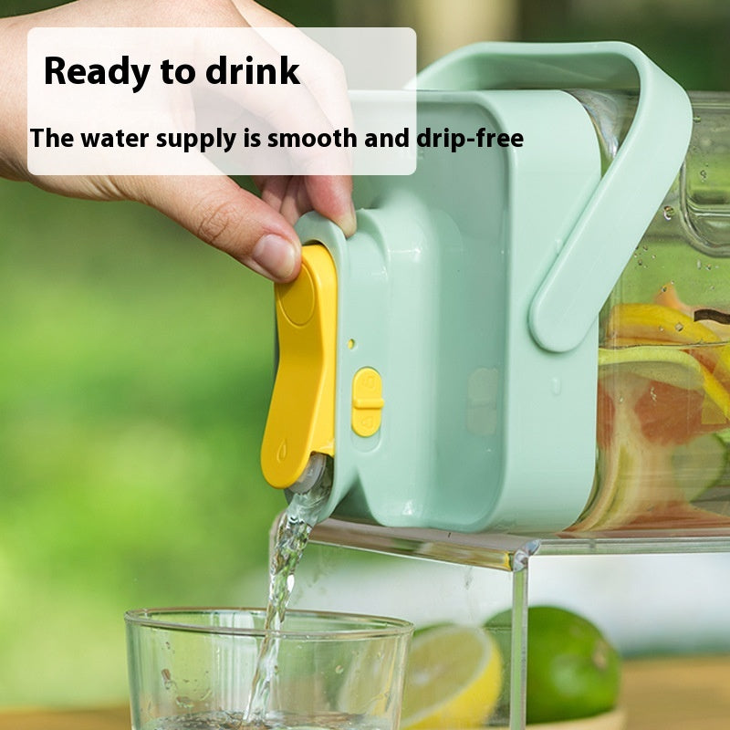 Large Capacity Refrigerator Water Bottle with Faucet - Cool Water Dispenser