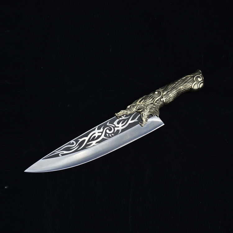 Stainless Steel Fruit Knife with Antique Retro Style - 35.5cm