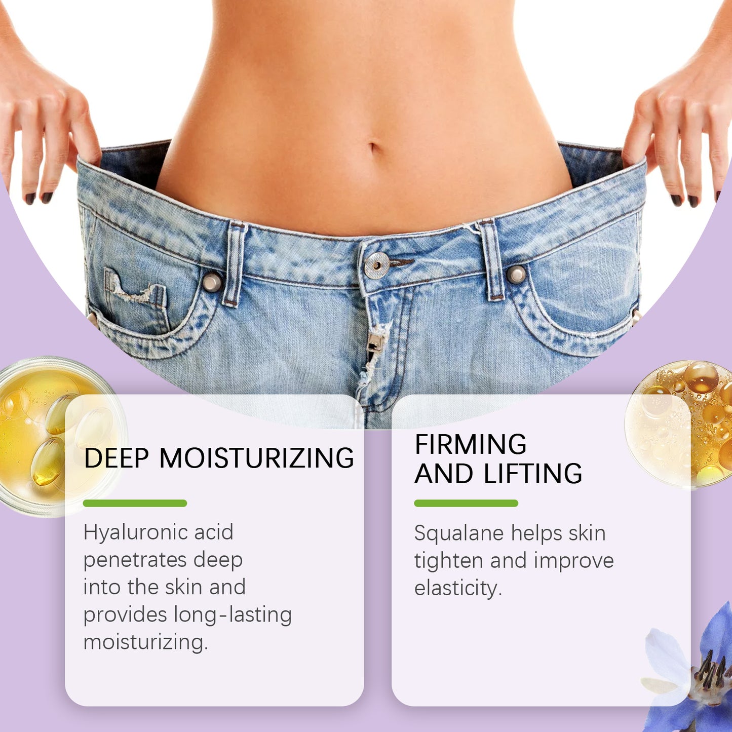 Hyaluronic Acid Body Cream - Moisturizing & Skin Firming Lotion
