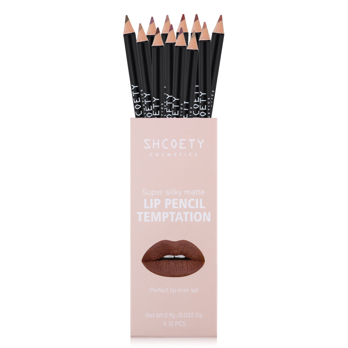 12 Color Matte Lipstick Set - Lip Liner & Lipstick Suit for Makeup